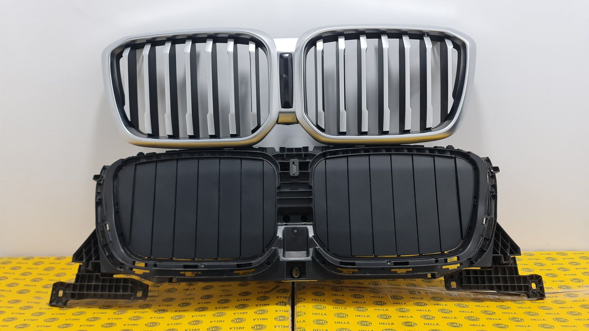 Deflector hota clapete grila masca radiator BMW x3 g01 lci facelift ...
