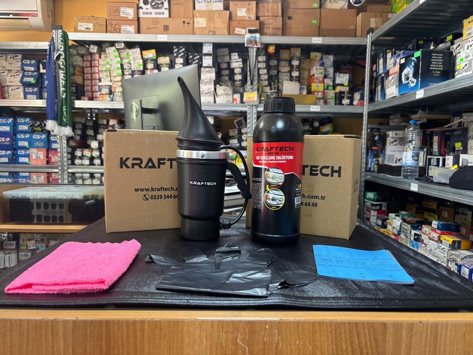 Kraftech Large Комплект за Химическо Полиране на Фарове и Стопове