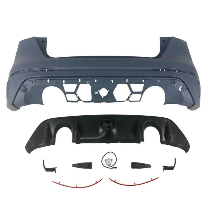 Задна броня за Ford Focus (2015-2018) hatchback - RS дизайн. НА СКЛАД!