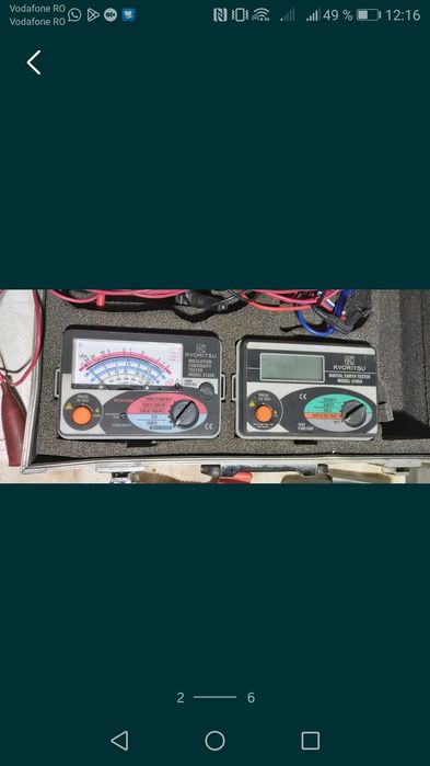 Kyoritsu 4105 digital tester electricitate Fluke