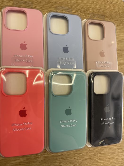 Силиконов кейс iPhone 15 15 Pro 15 Pro Max