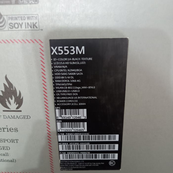 Laptop Asus X553 M