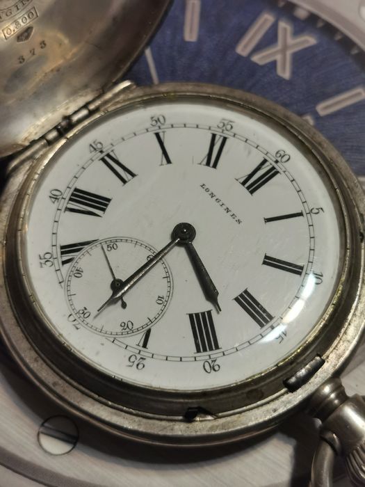 Ceas Longines de buzunar argint 800