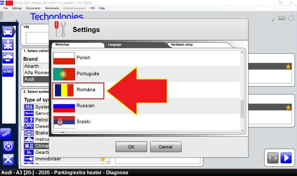 Kit diagnoza auto multimarca 12/24V Bluetooth + Laptop, Pret 889 lei !