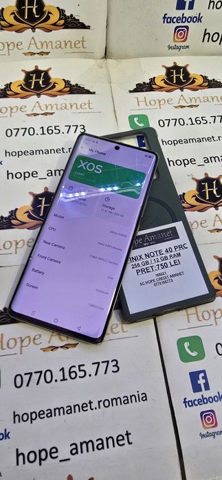 Hope Amanet P6 infinix Note 40Pro