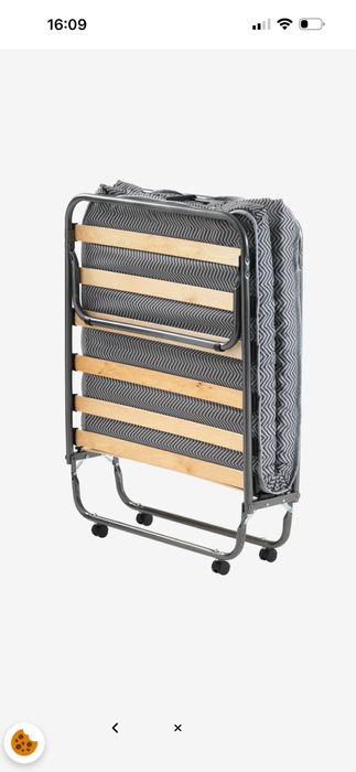 Pat pliabil NOU  BAJLUM Jysk  80x190 gri antracit