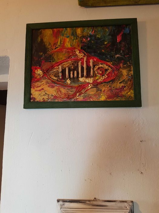 Картина поле шарж