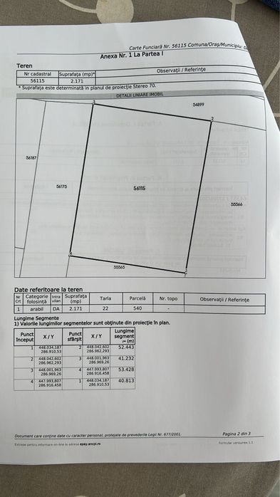 Teren intravilan in Comanca  - 1000/2000 mp, GAZE