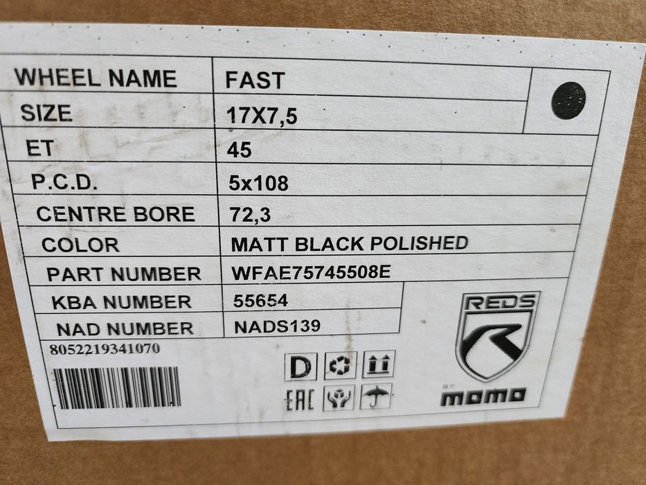 Jante noi 5×108 R17  volvo ford peugeot citroen