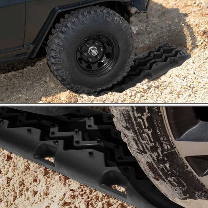 Подложки против буксуване за гуми за допълнително сцепление 105x30cm