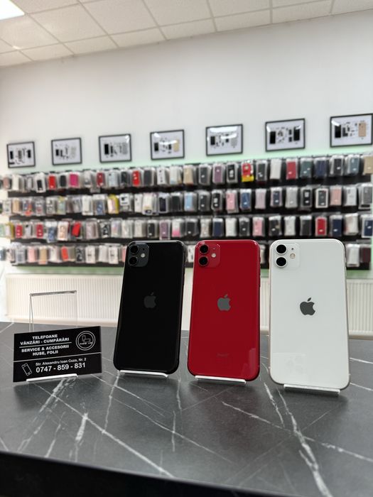 iPhone 11 - 64Gb - Ca NOU - Baterie 100% - Garantie 6 Luni !