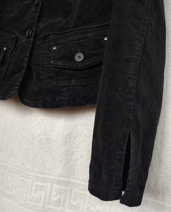 Sacou / Jacket catifea neagra - Motivi