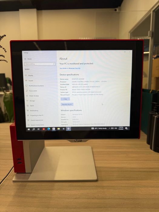 POS All-in-One AURES Sango 15”, i3, 4GB RAM, Windows 10