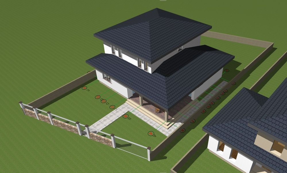 Casă Zimandcuz, cartier nou la intrare dinspre Arad pe partea stanga