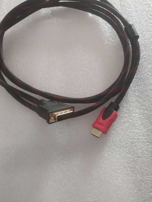 DVI to HDMI 5 m. Кабел нов.