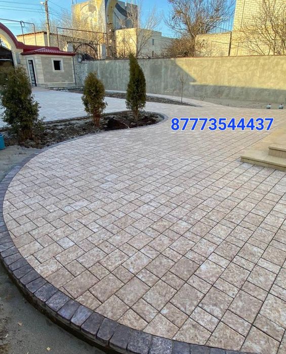 Укладка брусчатки и тротуарной плитки
