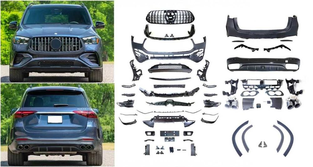 Pachet Exterior Mercedes GLE W167 SUV (2019-Up) GLE 63S Look