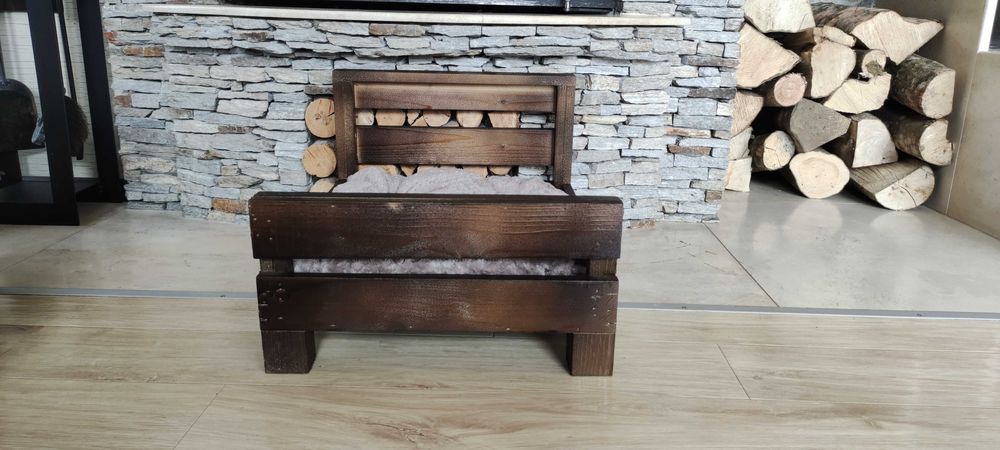 Дървено легло за куче и коте Иглу за котка Диван за кучета и котета