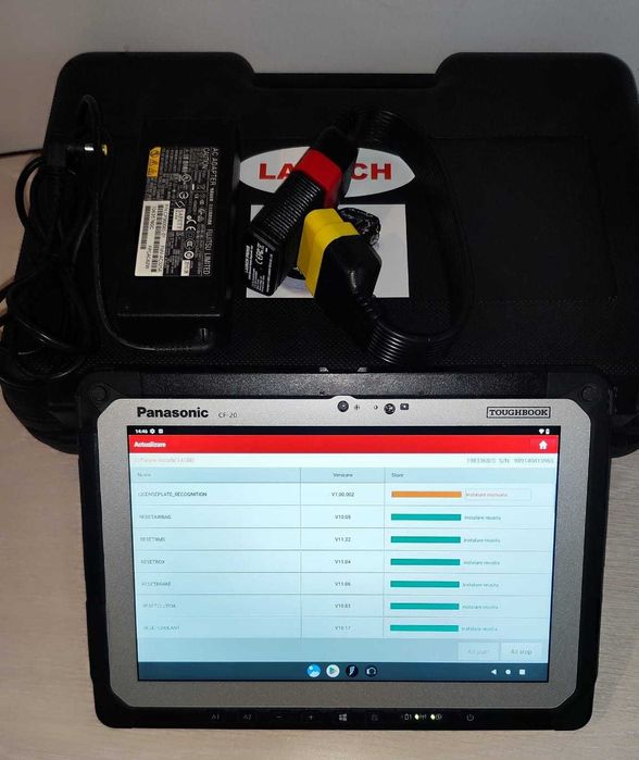 Kit Tester Diagnoza Auto LAUNCH + Tableta Panasonic Cf20 I5, 8/256 Gb