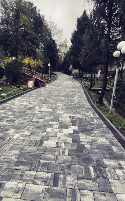 Брусчатка  укладка
