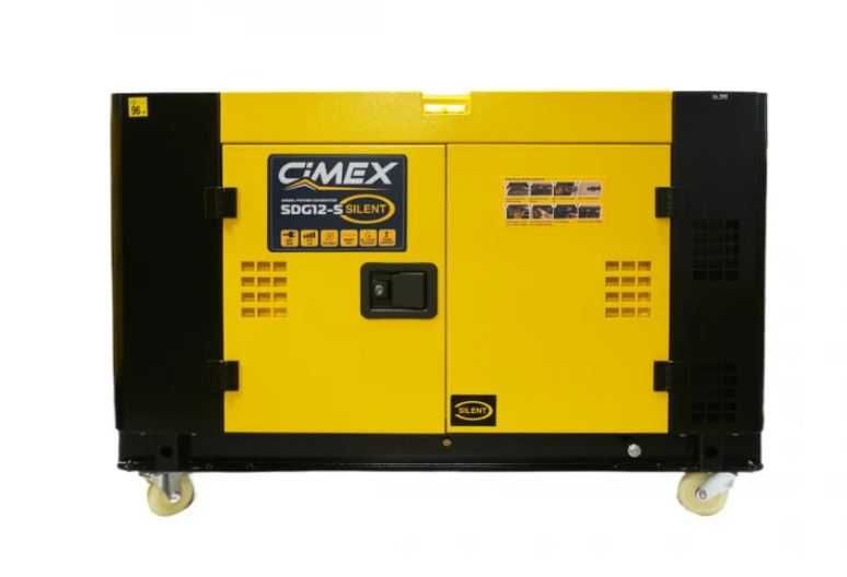 ПРОМО 15% Дизелов монофазен генератор 12 kW , обезшумен + ATS табло