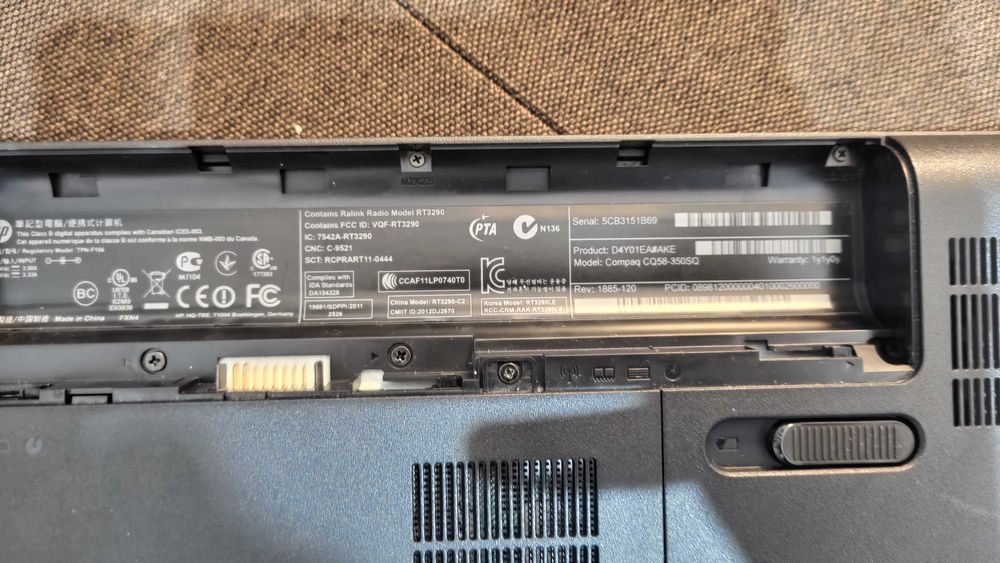 Compaq Presario CQ58