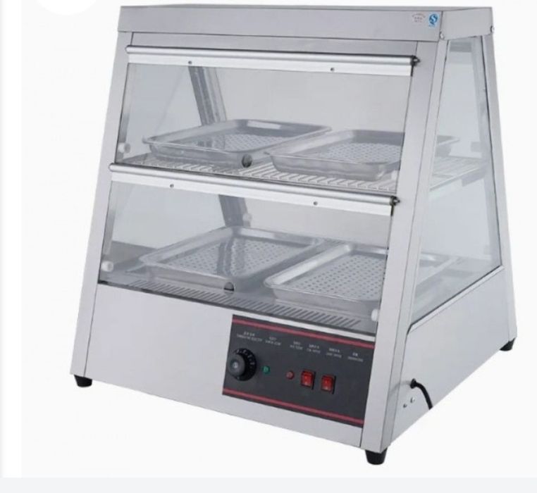 Топла Витрина за 4 ри тави и 6 тави Професионална цена от 460 лв