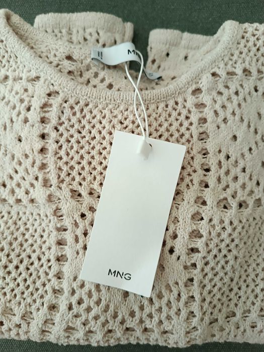 Плетен пуловер Mango