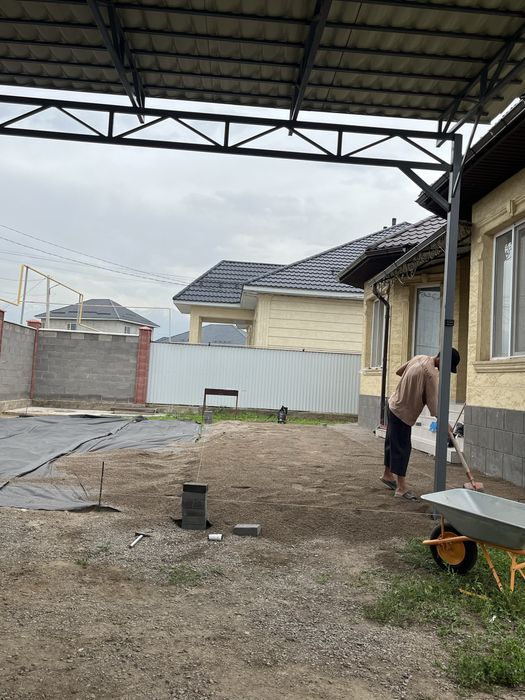 Укладка брусчатки