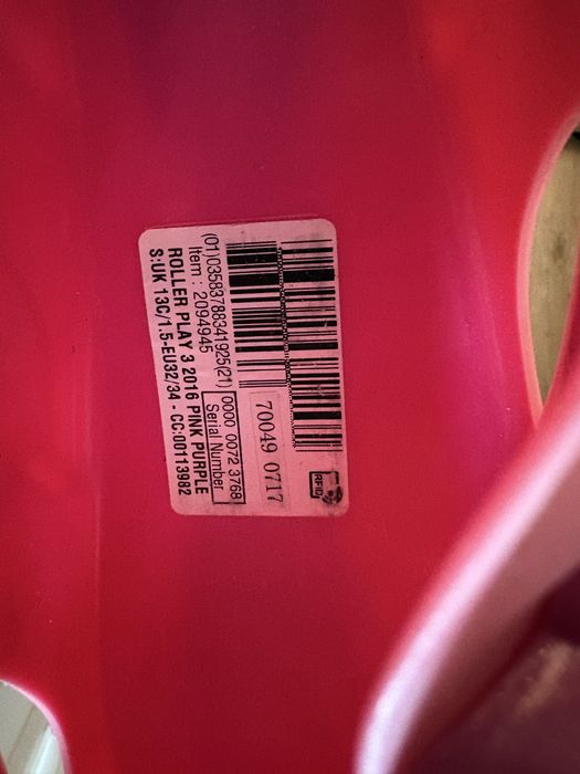 Role copii Decathlon Oxelo marimea 32-33-34