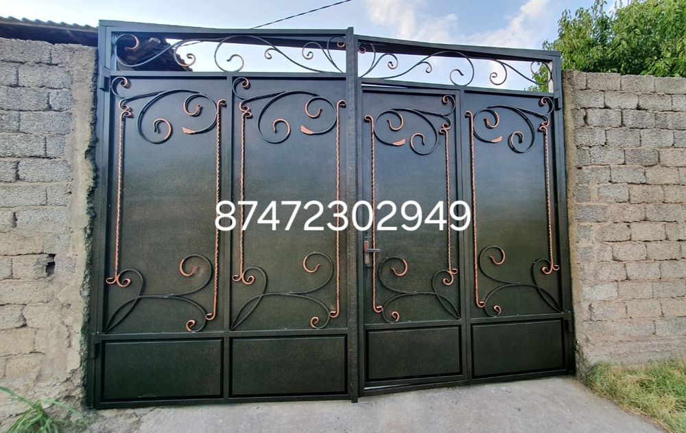 Покраска ворот 》