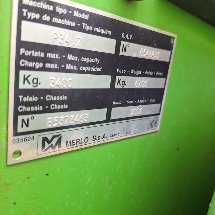 Merlo 34.7 din 2006,5810 ore Nu Manitou