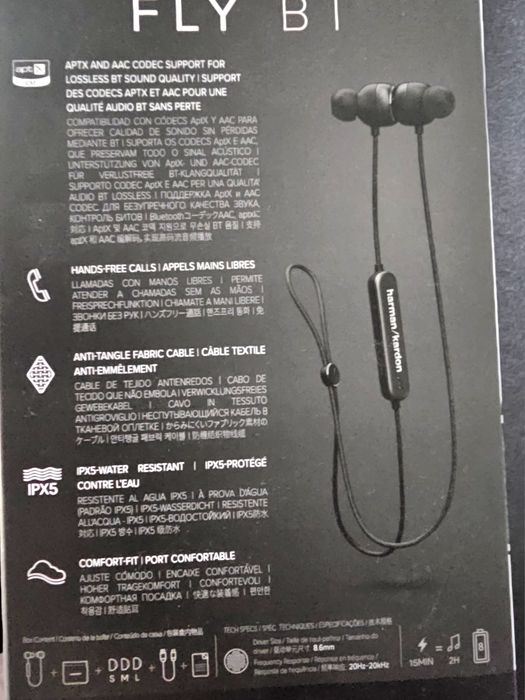 Слушалки Harman Kardon Fly BT, тип "тапи"