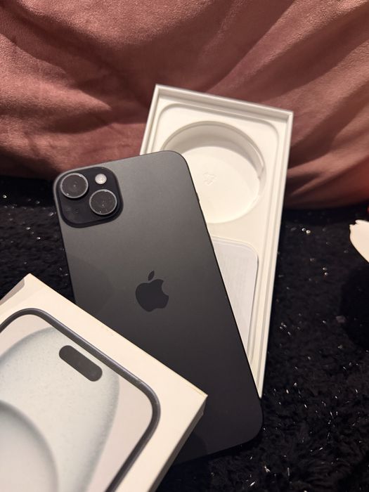 Iphone 15 plus Negru Nou