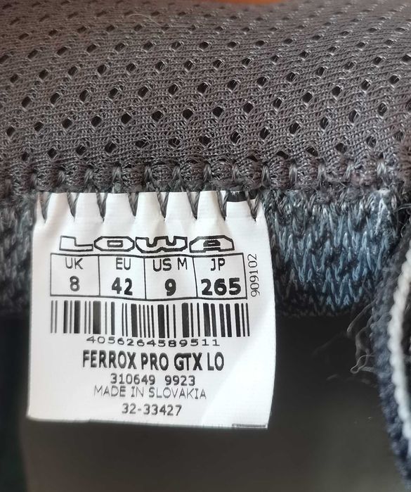 Мъжки обувки с Gore-Tex мембрана LOWA FERROX GTX LO, 41 номер