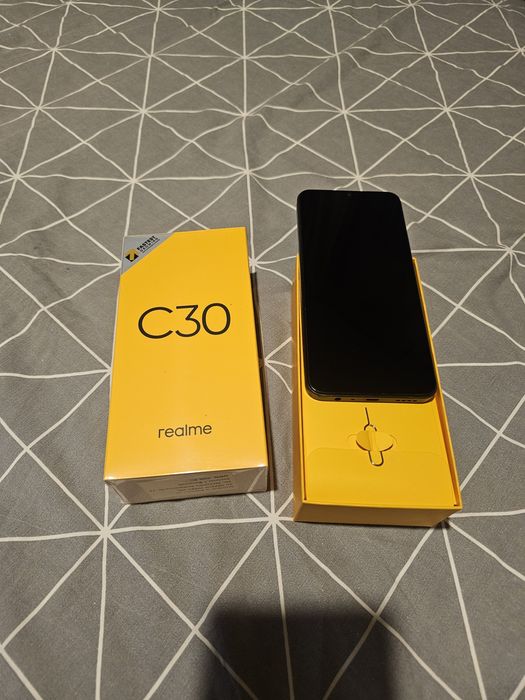Realme C30, 32 GB, Dual SIM, Gri - Pachet complet