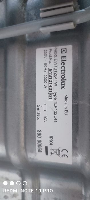 Electronică mașină de spălat electrolux cu motor inclus