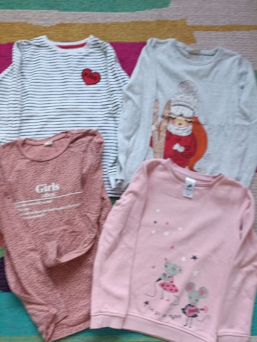 Зимни блузки за момиченца 128-134