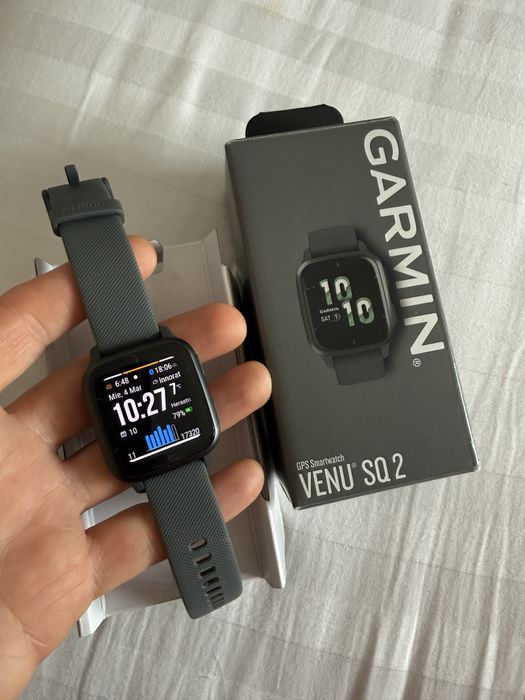 Smartwatch Garmin Venu Sq 2 - Stare excelentă, la cutie cu Garantie