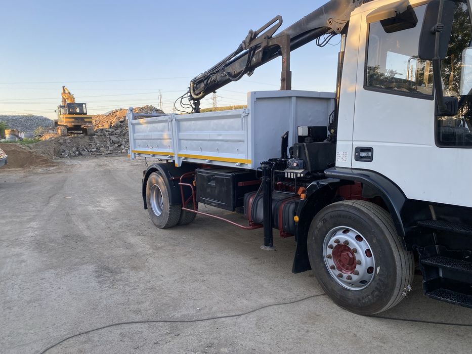 Iveco eurocargo 17e23 cu macara Hiab