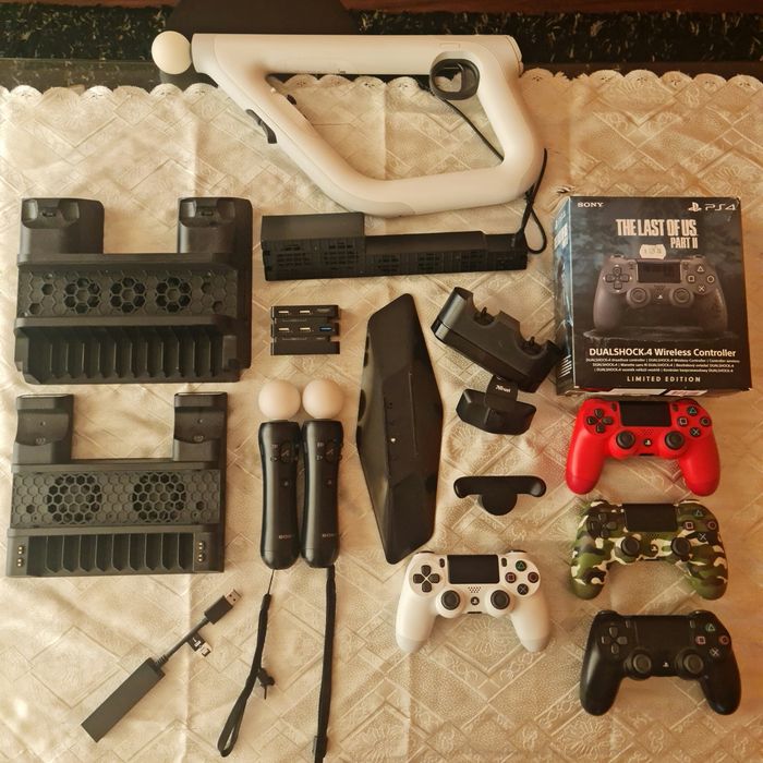 PS4 SONY охлаждане стойки за контролери