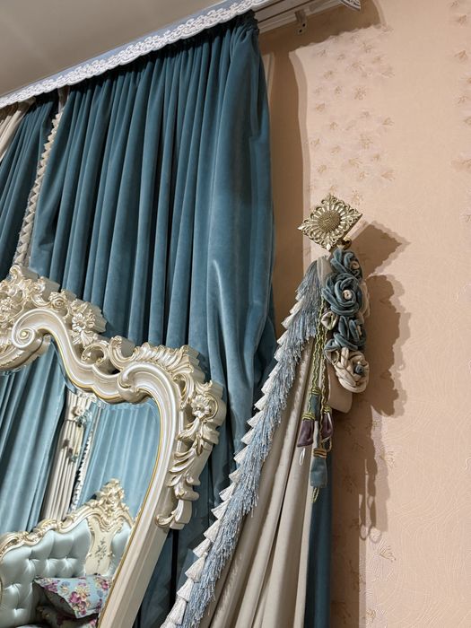 Веллюровый парда (тюл, зашитка)