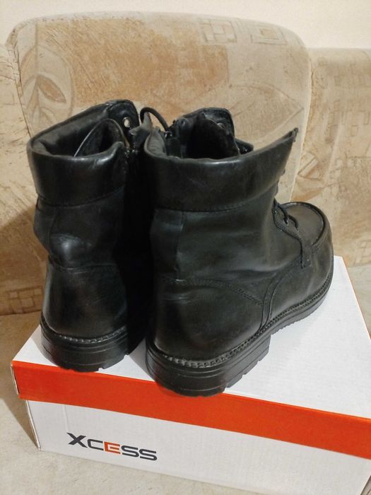 Естествена кожа мъжки боти