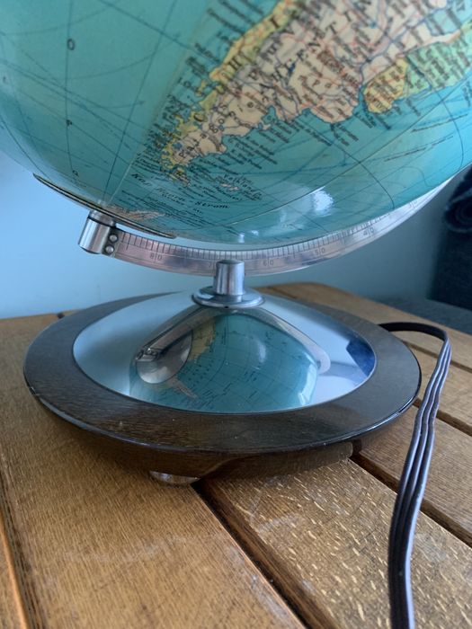 Стъклен глобус / Columbus Verlag / 50-те