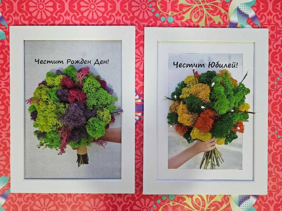 Декоративни пана със скандинавски мъх.