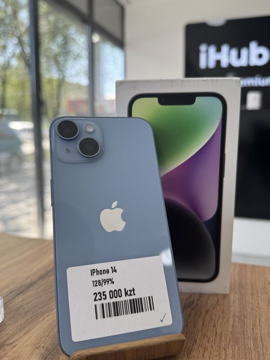 iPhone 14•128GB/99%Blue Айфон 14•128гб/99%Көк
