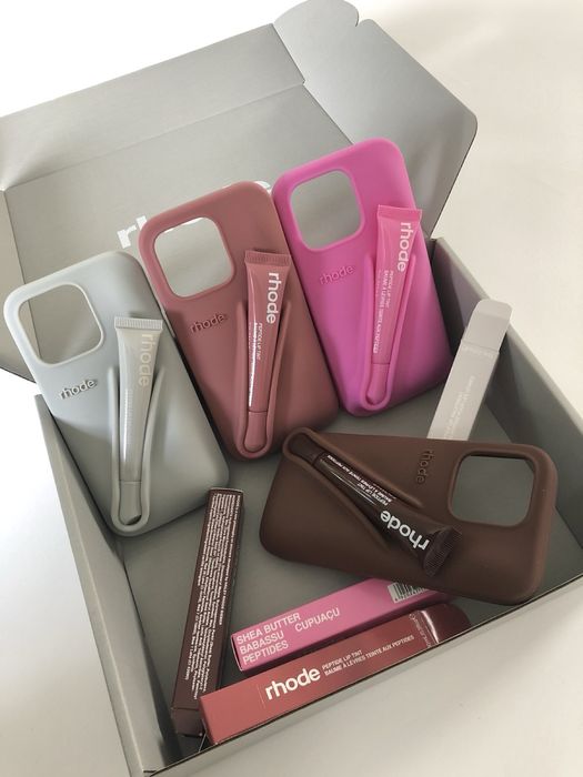Rhode калъф + Rhode гланц | Rhode Case + Rhode Lip Gloss | Комплект