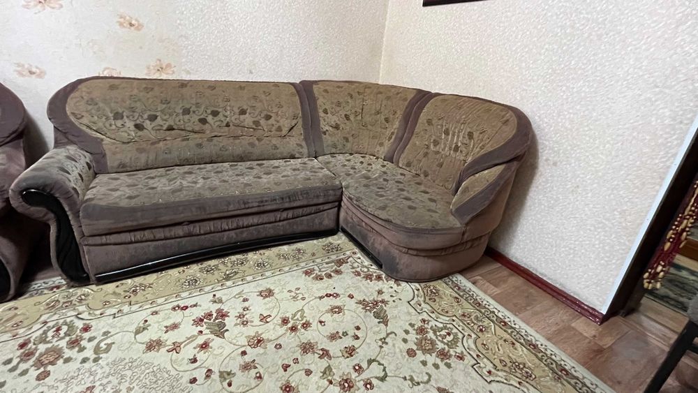 большой диван угловой с креслом