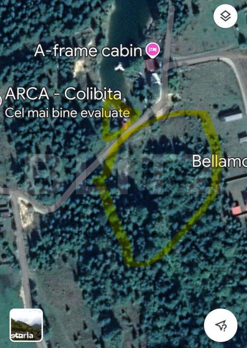 Teren, 4089 mp, acces Lac Colibita