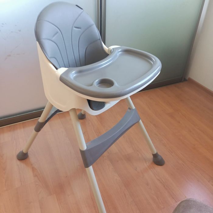 Детский стульчик для кормления TOMIX Kevin (серый), трансформер